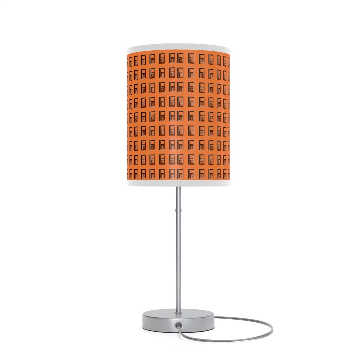 Lamp on a Stand, US|CA plug, No. 000OE - Black Logo on Orange