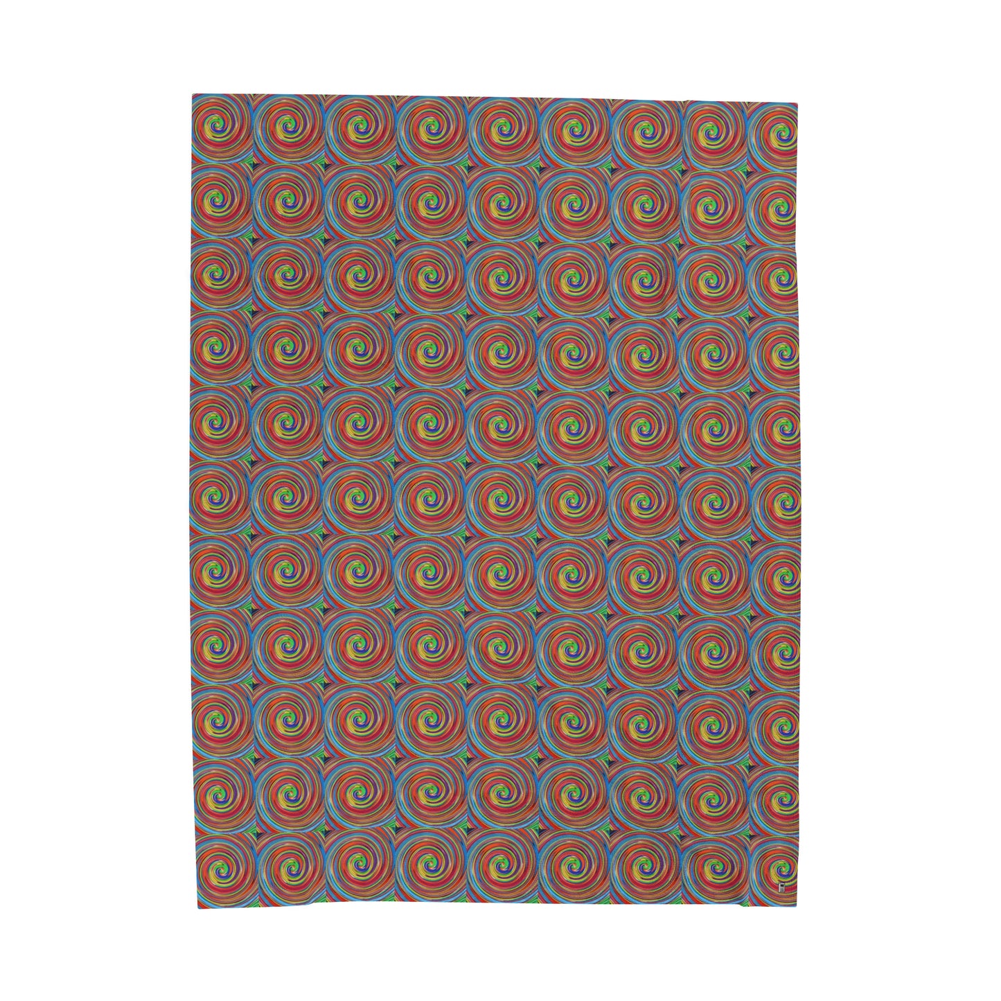Velveteen Plush Blanket - No. 301 - P/G Swirl