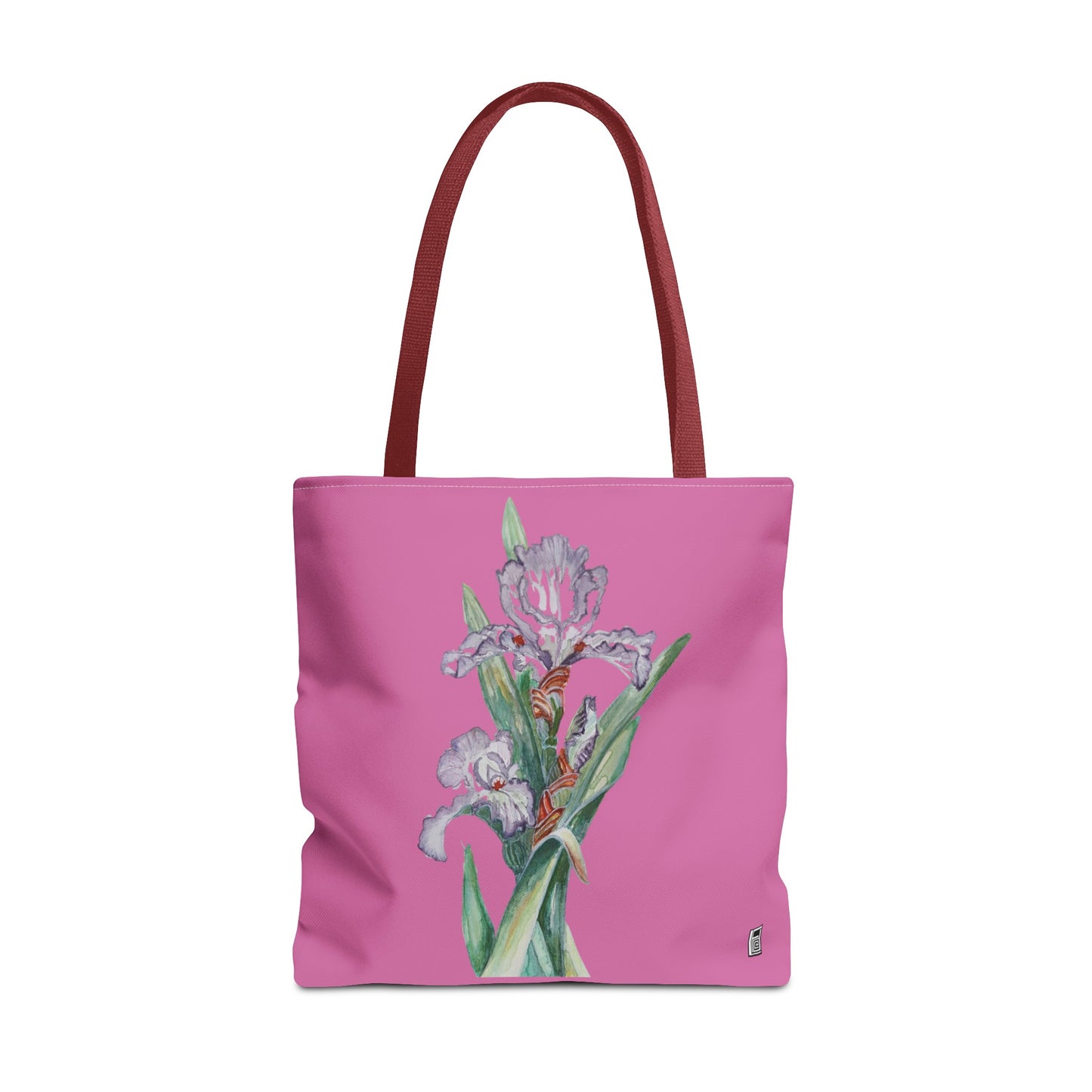 Tote Bag - No. 272 - Purple Orchid on Pink