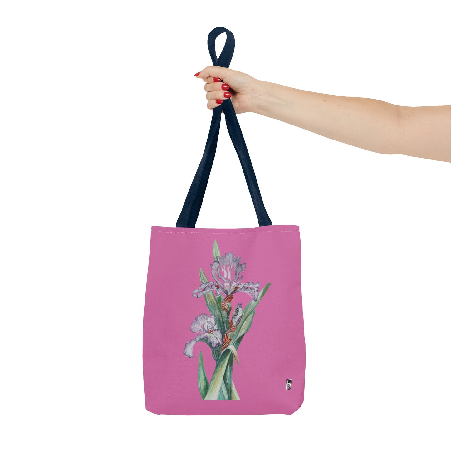 Tote Bag - No. 272 - Purple Orchid on Pink