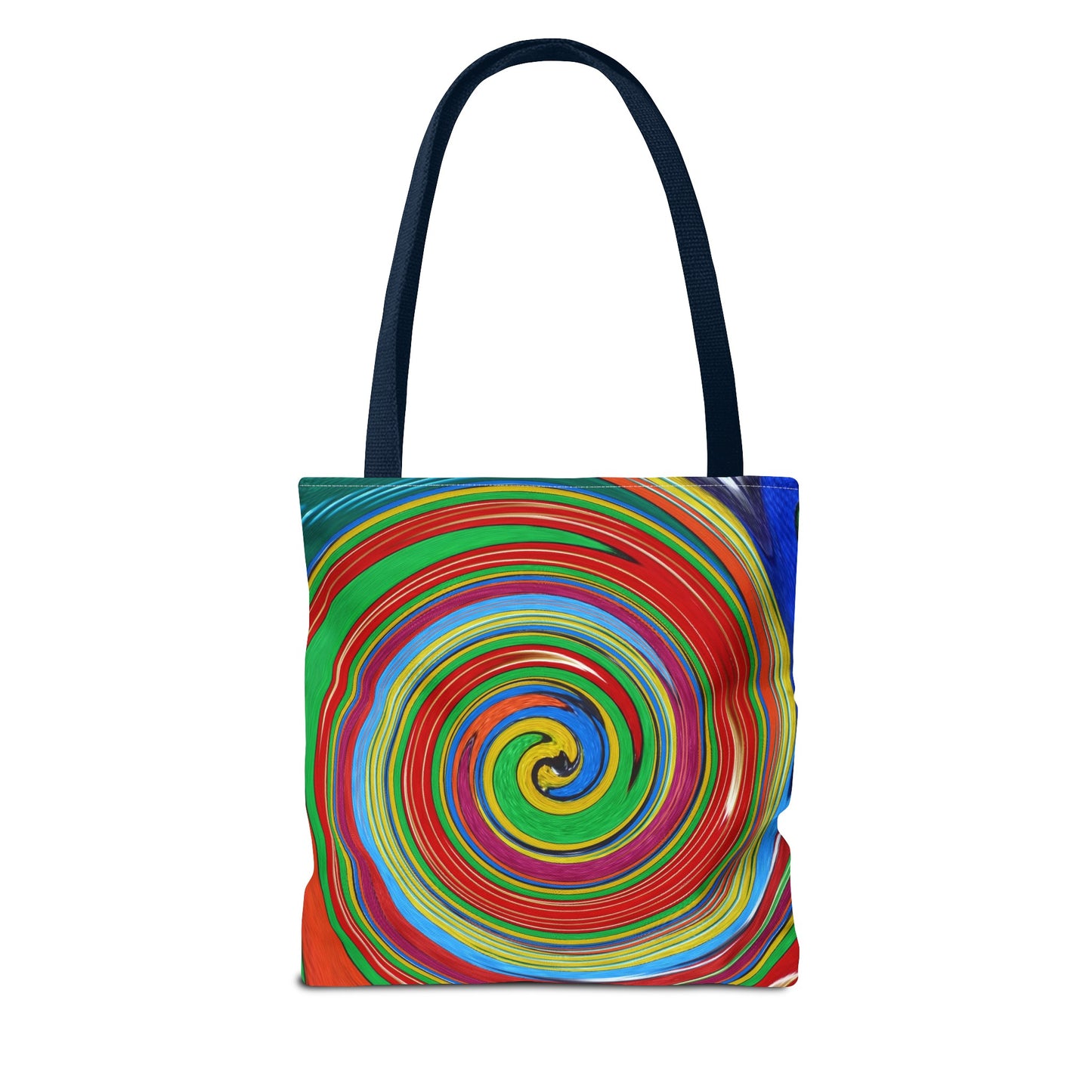 Tote Bag - No.303 - 'Swirl Blue & Orange'
