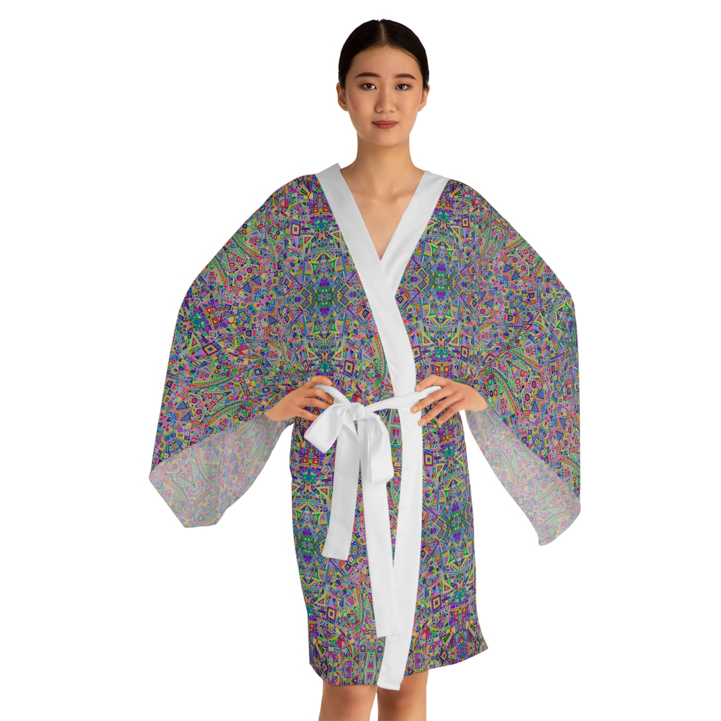 Long Sleeve Kimono Robe - No. 259
