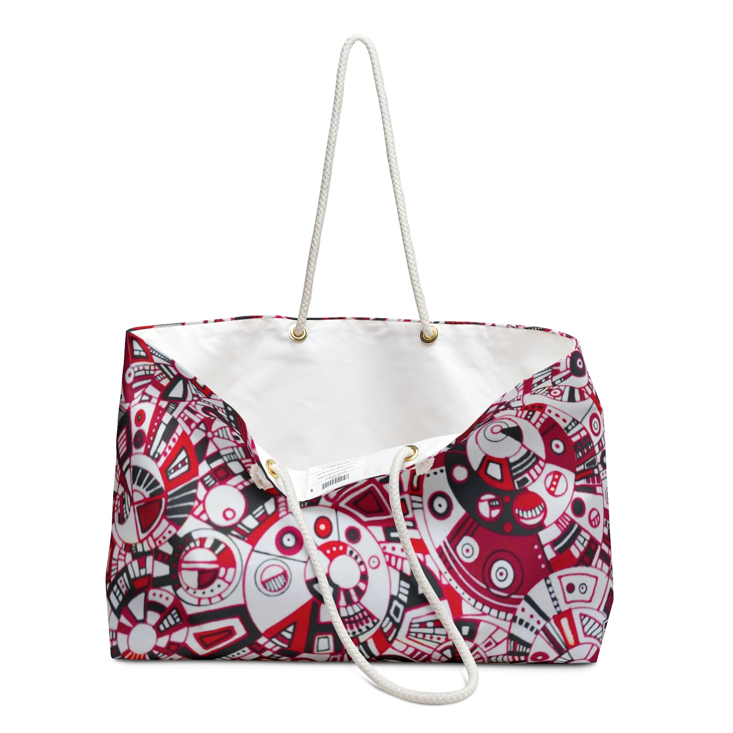 Weekender Bag / Beach Bag / Overnight Bag - No. 276 - 'Interlocked'