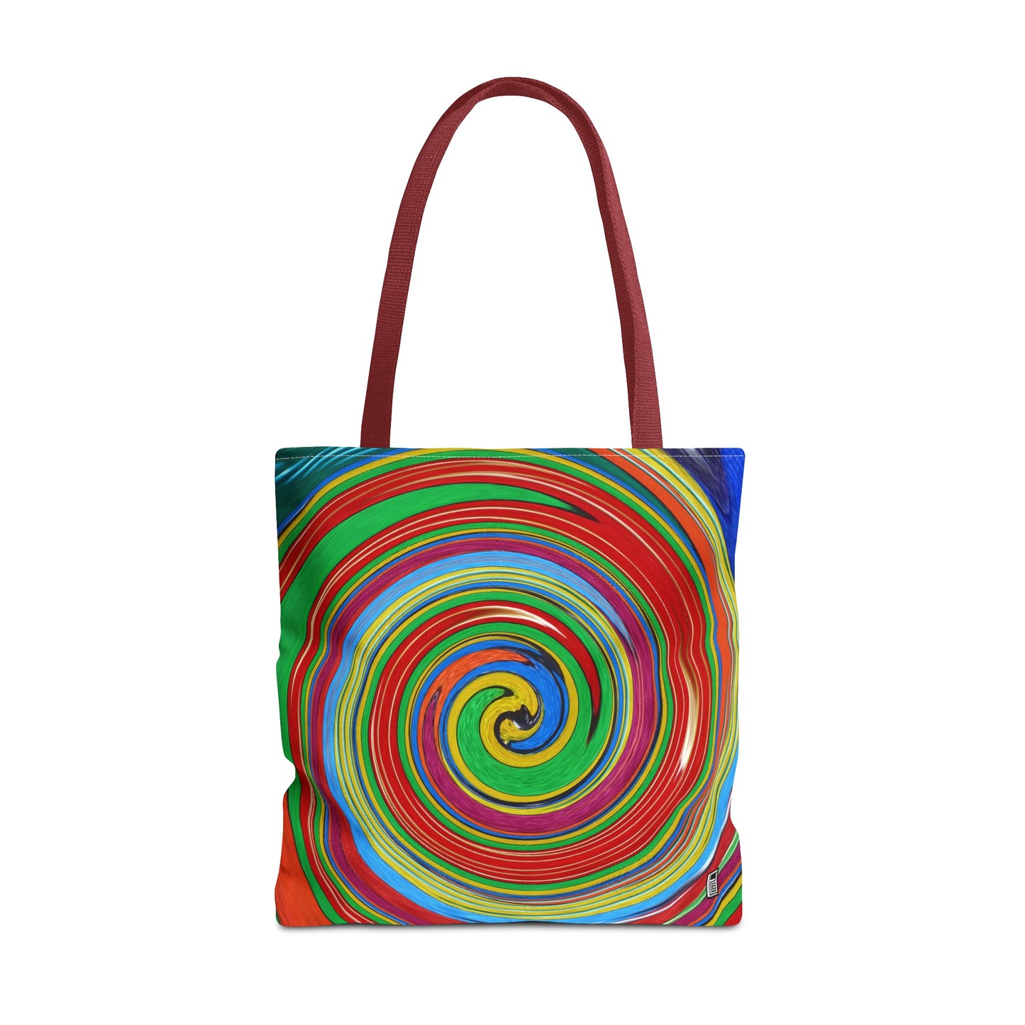 Tote Bag - No.303 - 'Swirl Blue & Orange'