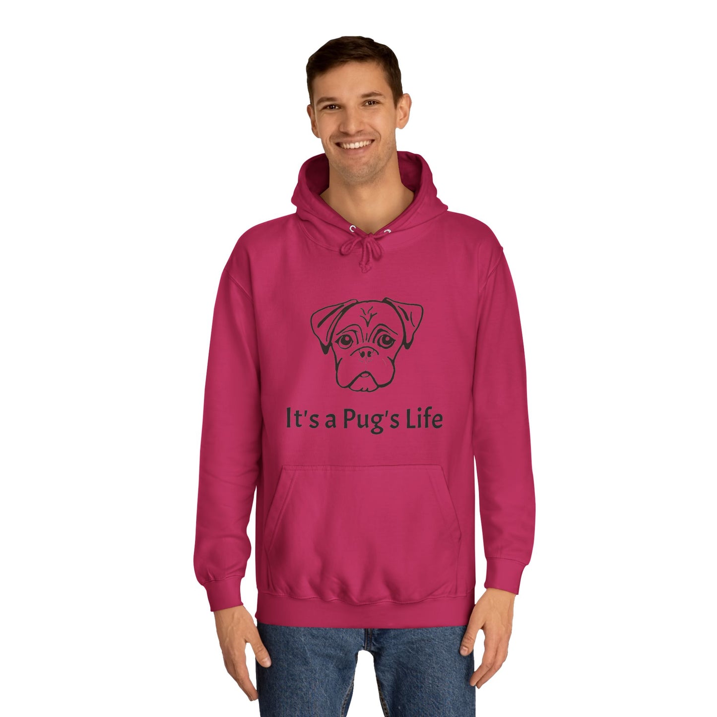 Unisex College Hoodie - PUG