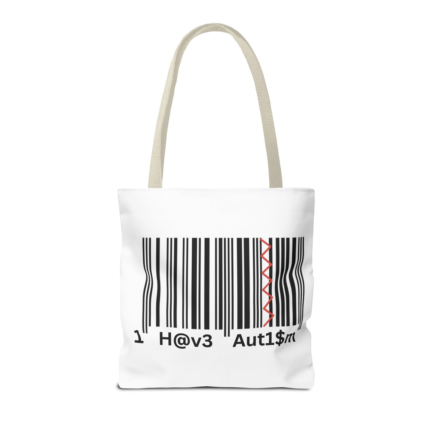 Tote Bag - No. 310 - Black & White 'I Have Autism'