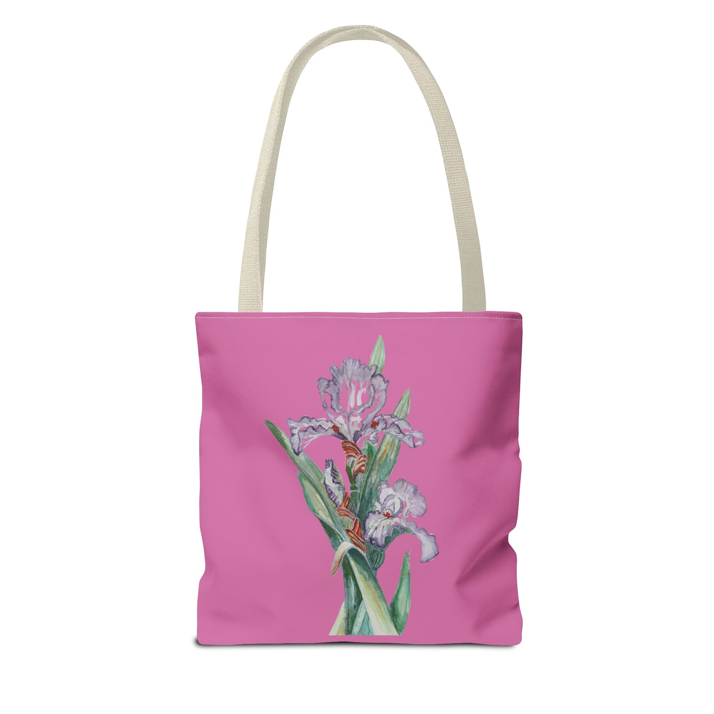 Tote Bag - No. 272 - Purple Orchid on Pink