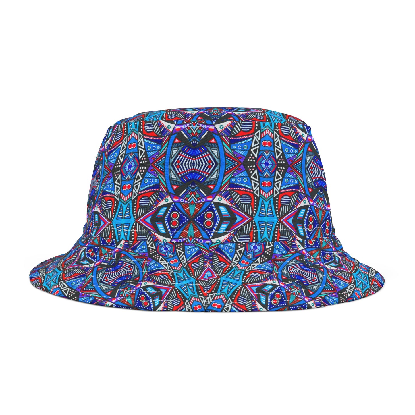 Bucket Hat - No. 292 - Abstract Pattern Navy