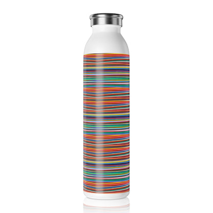 Slim Water Bottle - No. 308 A - 'Pathways'