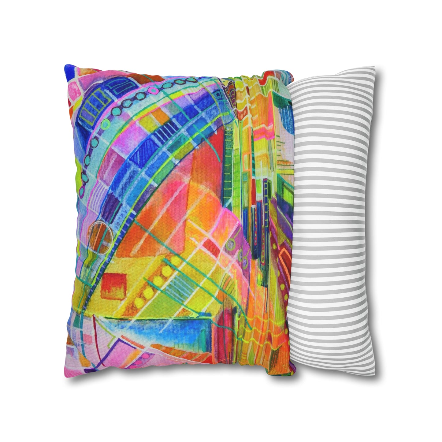 Cushion Pillow Case - No. 234 - Water Colour Abstract