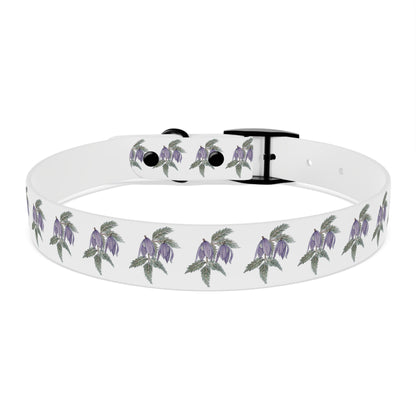 Dog Collar - No. 270 - Purple Drop Flowers