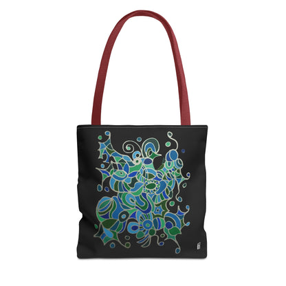 Tote Bag  - No.146 - A 'Bird of Paradise' on Black