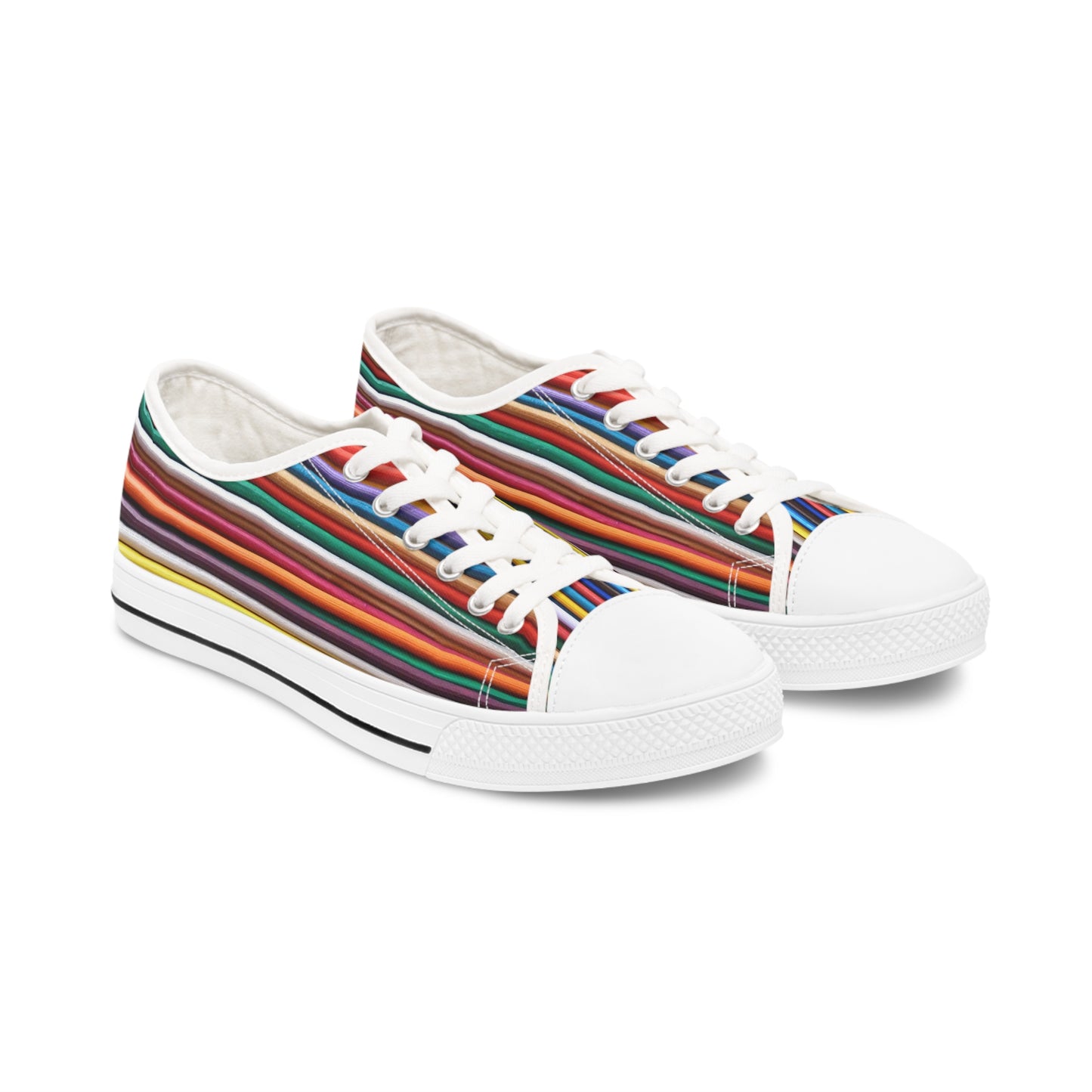 Women's Low Top Sneakers, Black Sole - No. 308 B - 'Pathways'