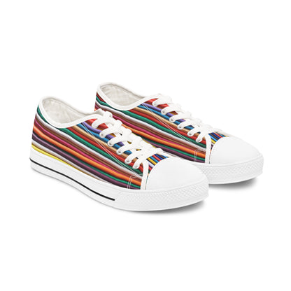 Women's Low Top Sneakers, Black Sole - No. 308 B - 'Pathways'