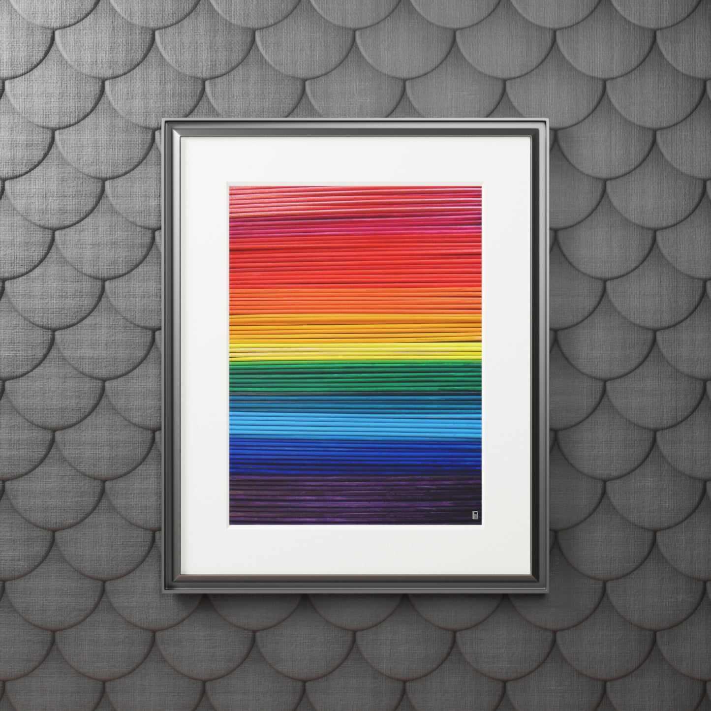 Fine Art Print (Cardboard Frame) - No. 305 - 'Pride' Rainbow