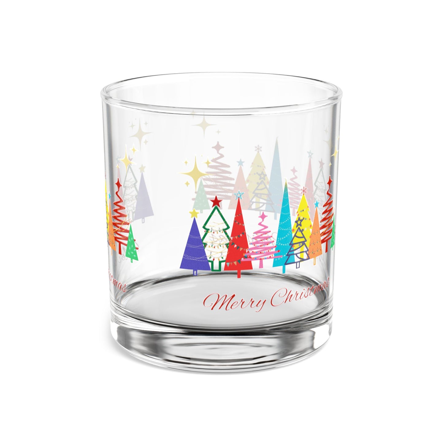 Rocks Glass, 10oz - Merry Christmas