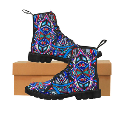 Women's Canvas Boots - No. 292 - Abstract