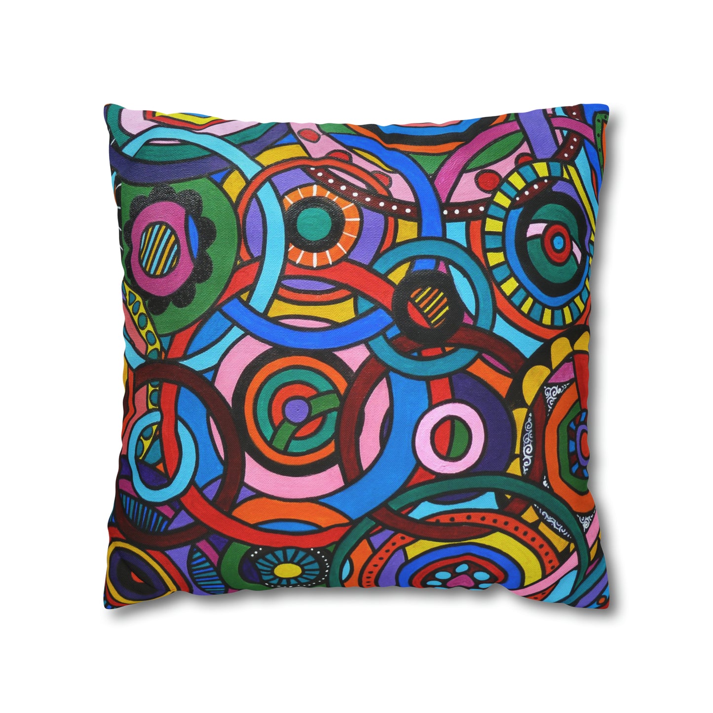 Cushion Pillow Case - No. 221 - 'Interlinked'
