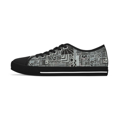 Women's Low Top Sneakers, Black Sole - No. 252