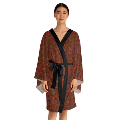 Long Sleeve Kimono Robe - No. 144 - Dizzy