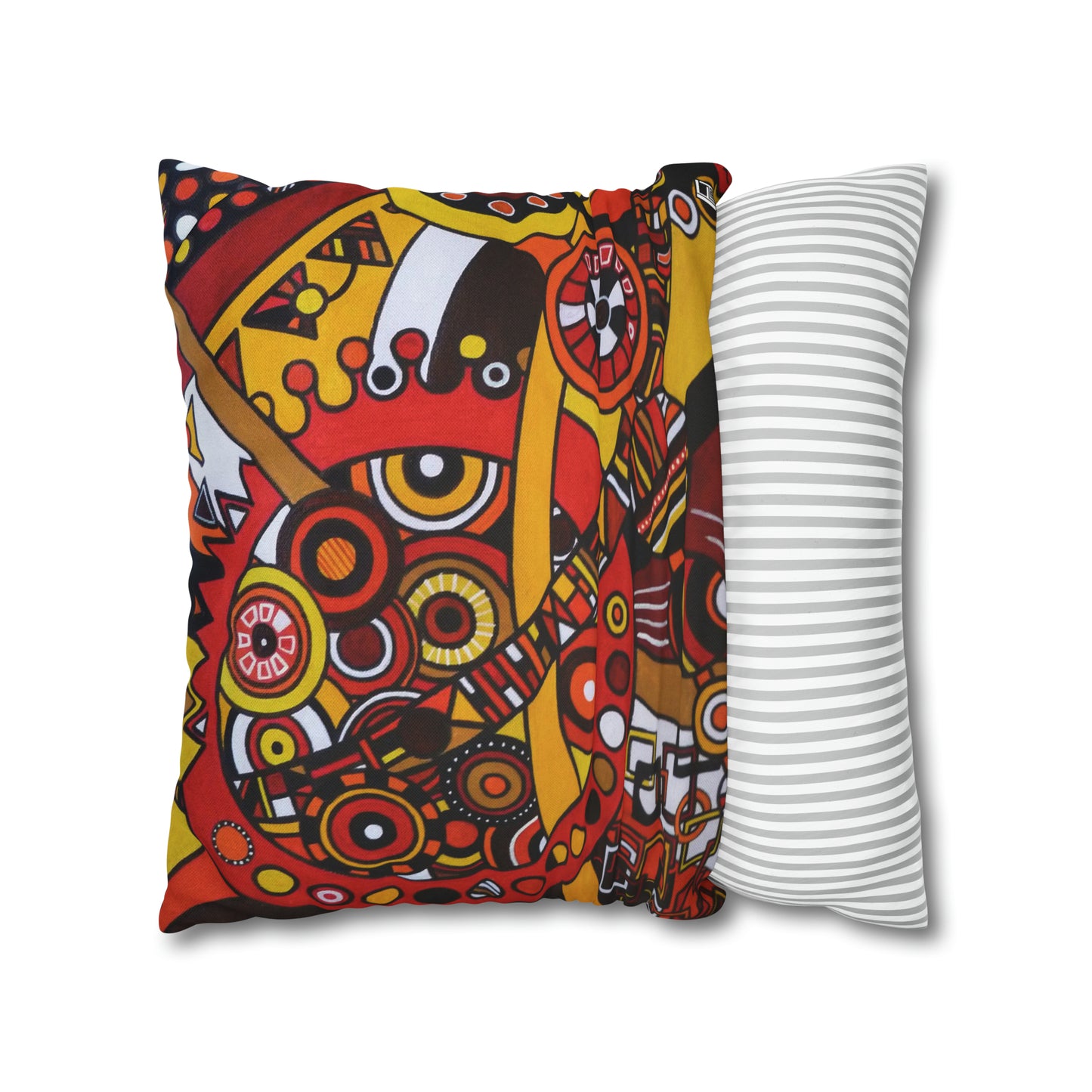 Cushion Pillow Case - No. 222 - 'Clockworks'