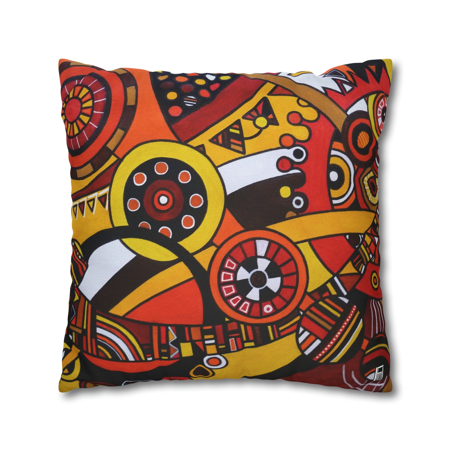 Cushion Pillow Case - No. 222 - 'Clockworks'