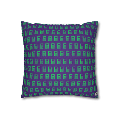 Cushion Pillow Case - No. 000PE - Logo on Purple