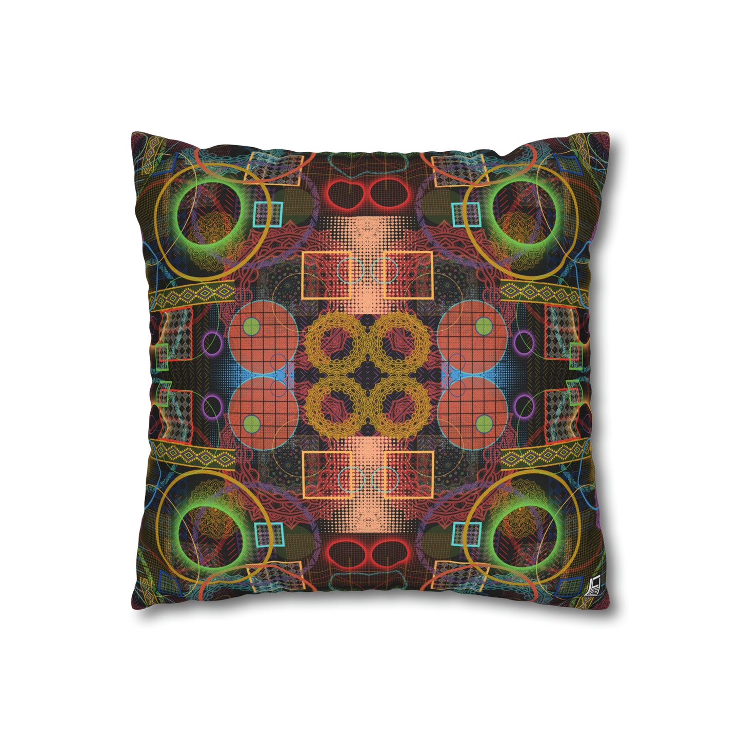 Cushion Pillow Case - No. 299 - Multicolour Abstract
