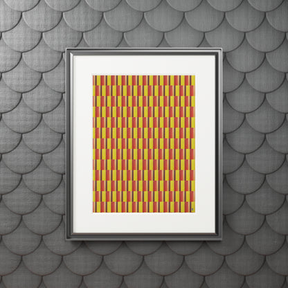 Fine Art Print (Cardboard Frame) - No. 130 - Sunrise Pattern