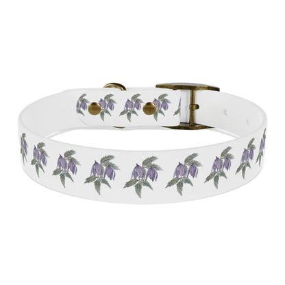 Dog Collar - No. 270 - Purple Drop Flowers