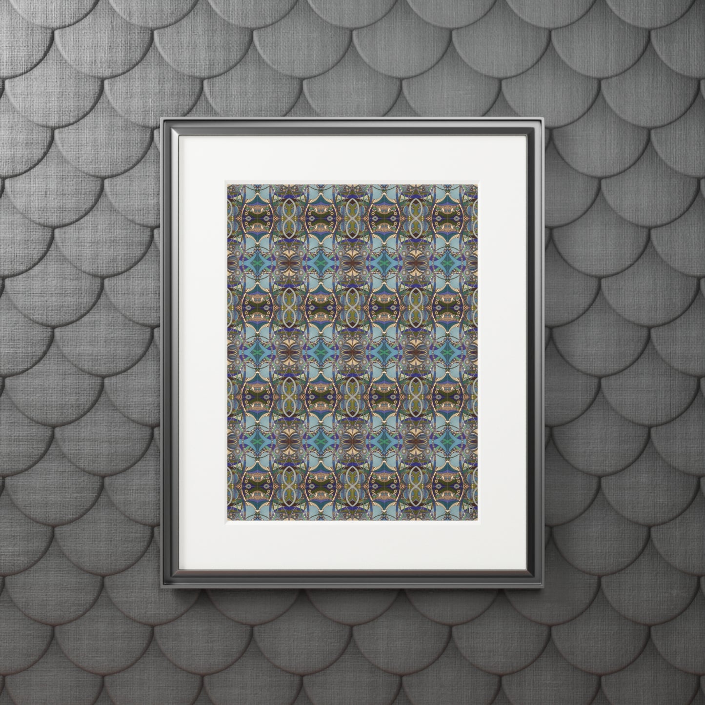 Fine Art Print (Cardboard Frame) - No. 219 - Crossroads Pattern