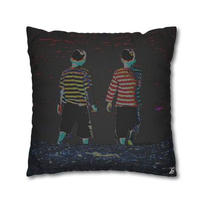 Cushion Pillow Case - No. 206 - 'Two Little Boys'