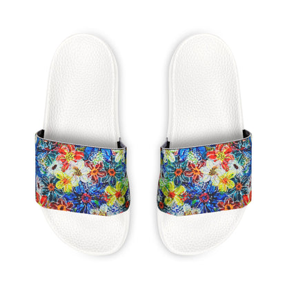 Children's Sliders - No. 242 - Large Blue flowers