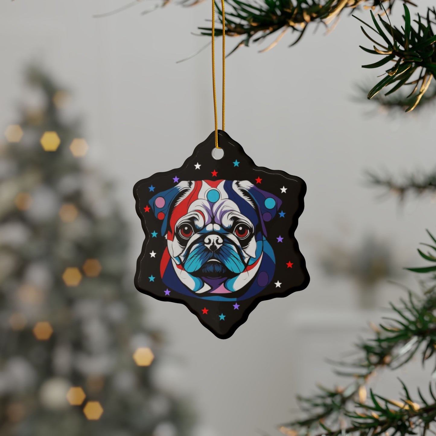 Ceramic Ornament - No. PUG