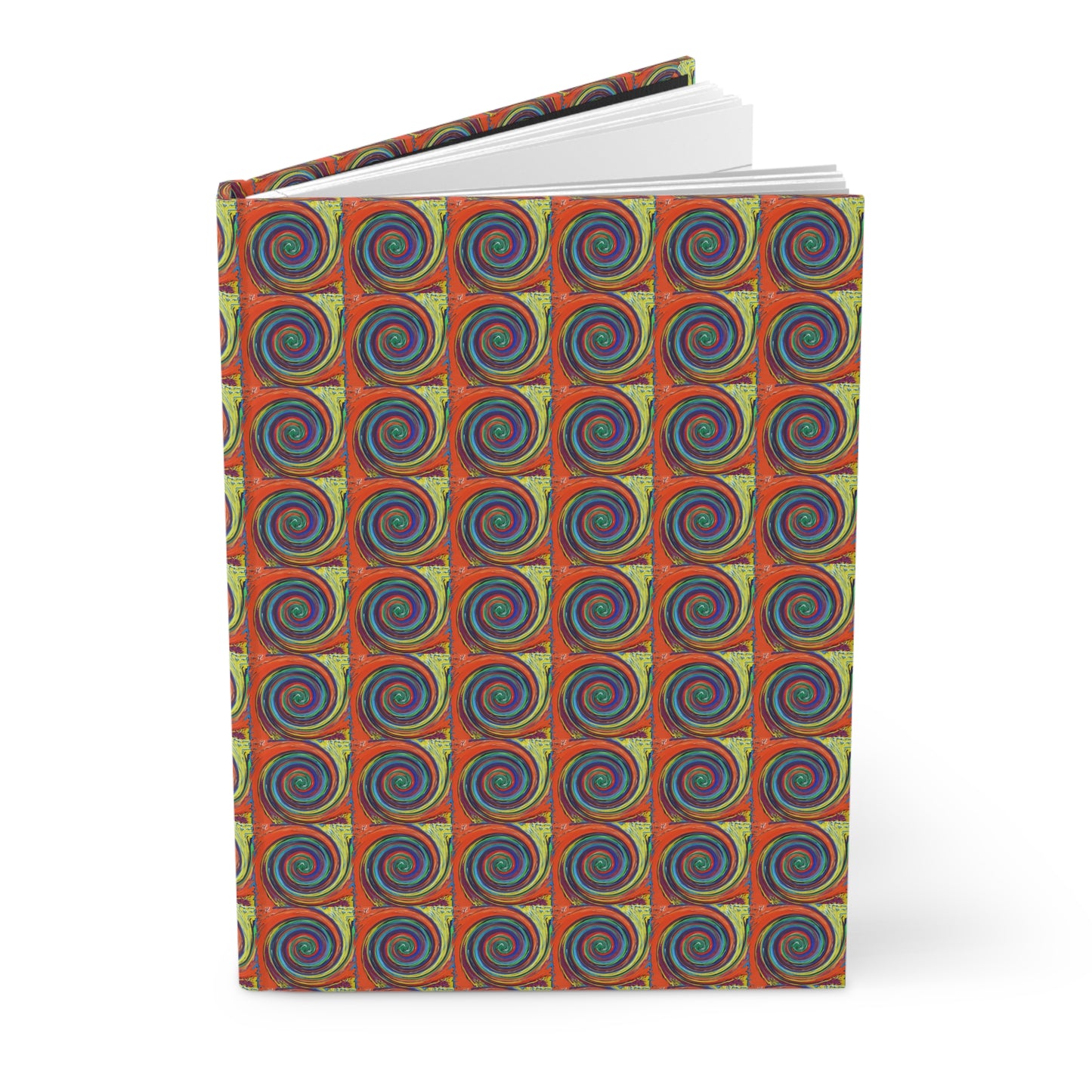 Hardcover Journal Matte (Lined) - No. 304 - Swirl - By Irish Artist Fiona de Lacy