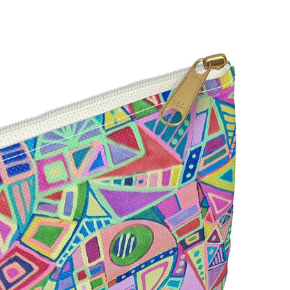 Make Up Bag - No. 258 - Teddy Bear Abstract