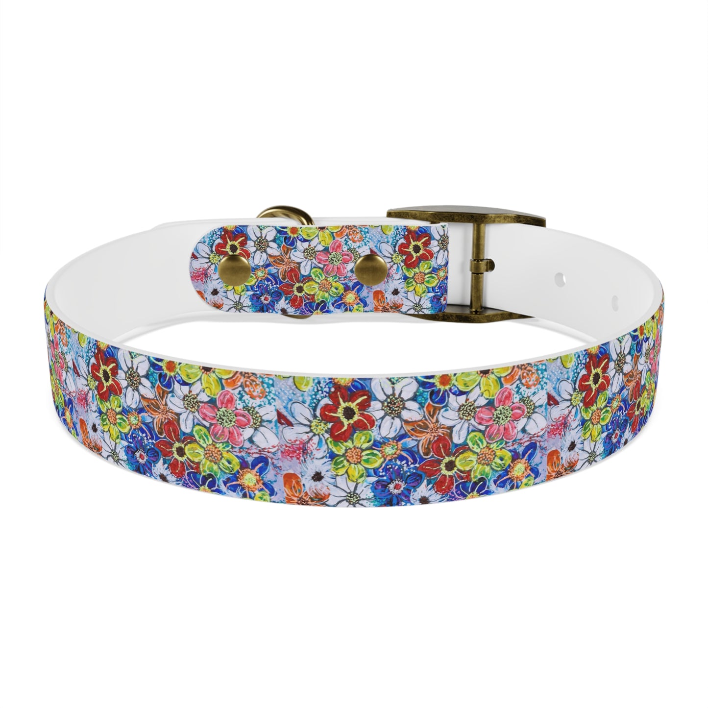 Dog Collar - No. 240 - Flowers