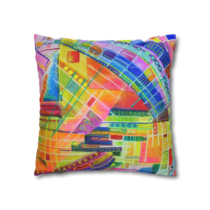 Cushion Pillow Case - No. 234 - Water Colour Abstract