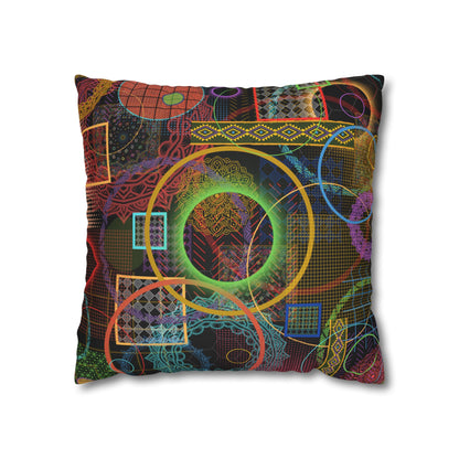 Cushion Pillow Case - No. 299 - Multicolour Abstract