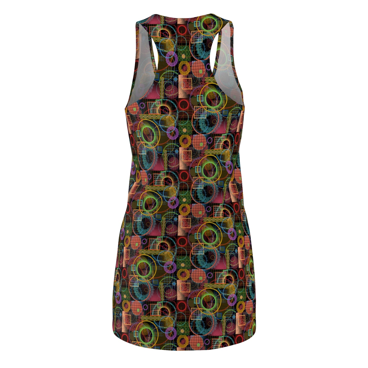 Women's Cut & Sew Racerback Dress - No. 299 - Rings