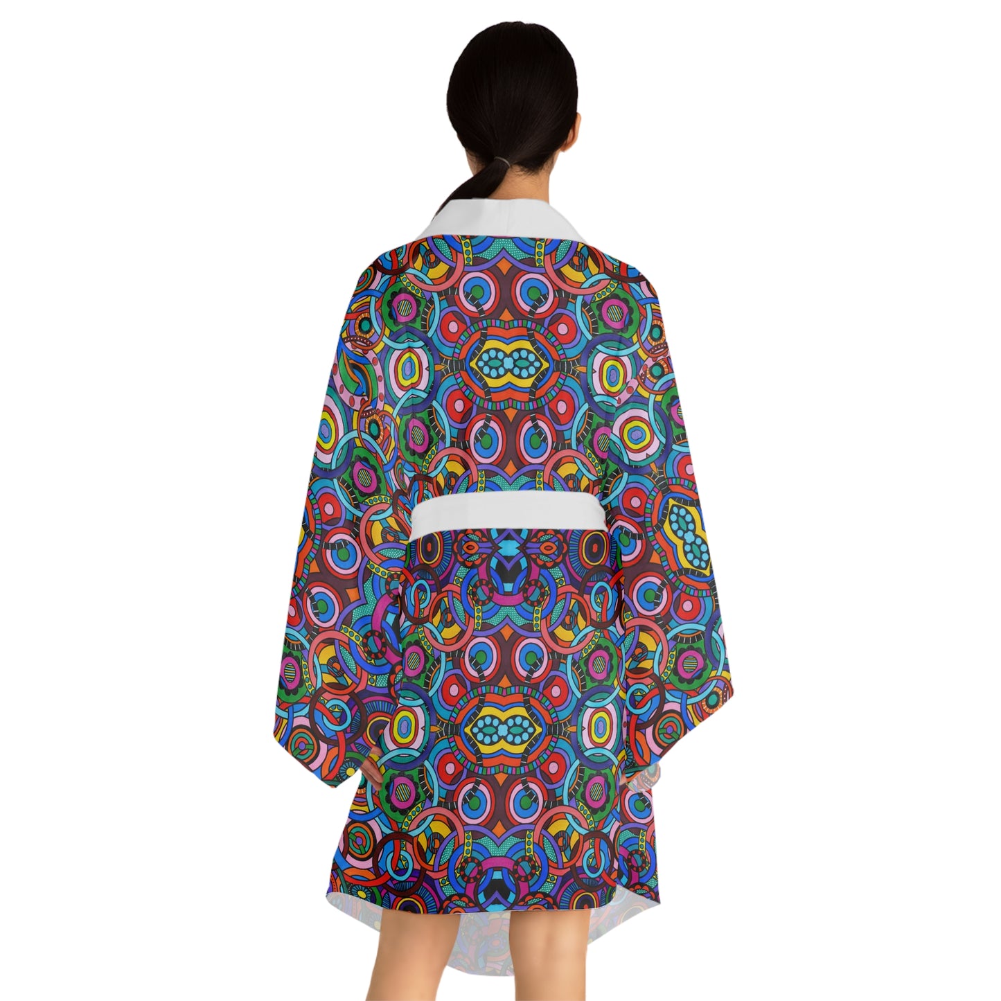 Long Sleeve Kimono Robe - No. 221 - Interlinked