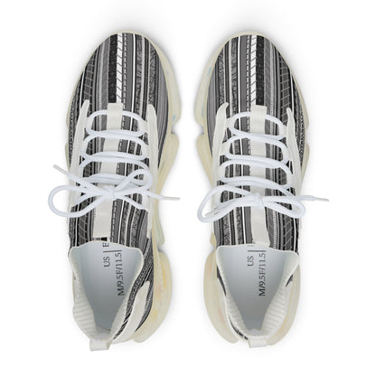 Men's Mesh Sneakers - No. 298 - Monochrome