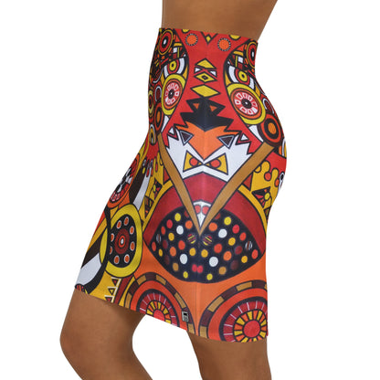 Women's Mini Skirt - No. 222 - 'Clockworks'