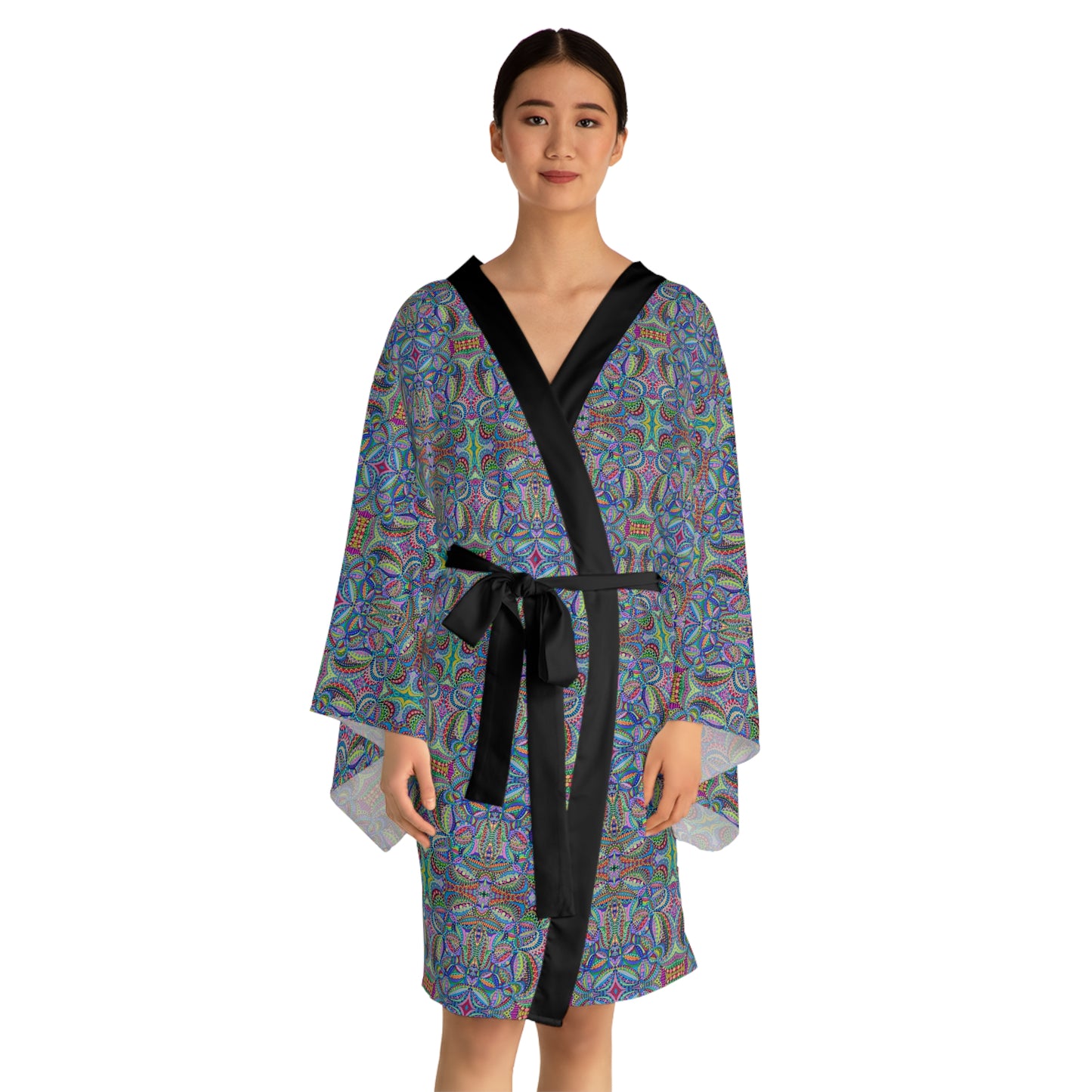 Long Sleeve Kimono Robe  - No. 255 B