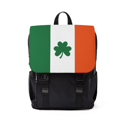 Casual Shoulder Backpack,  No. 008 - Shamrock