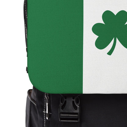 Casual Shoulder Backpack,  No. 008 - Shamrock