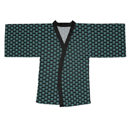 Long Sleeve Kimono Robe - No. 146 B - 'Bird of Paradise'