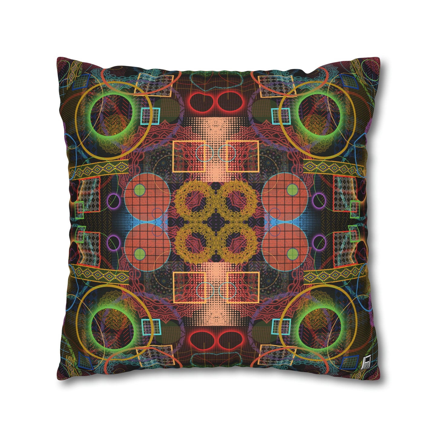 Cushion Pillow Case - No. 299 - Multicolour Abstract