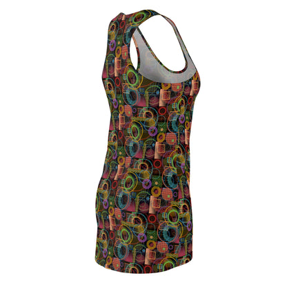 Women's Cut & Sew Racerback Dress - No. 299 - Rings