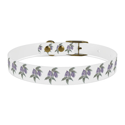 Dog Collar - No. 270 - Purple Drop Flowers